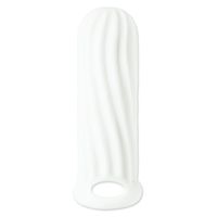 stymulująca nakładka na penisa i jądra. elastyczna i miła w dotyku