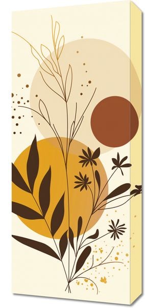 Obraz 30x70cm Złoto Pory Roku zdjęcie 1