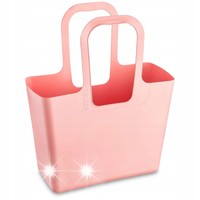 Torba na zakupy na plażę Tasche XL limited edition kolor pudrowy róż Koziol