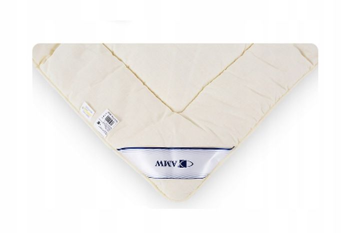 Kołdra Wełniana 160X200 Ecru Oddychająca Całoroczna Wypełnienie Owcza Wełna zdjęcie 5