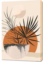 Obraz 60x90cm Palmowy Zachód
