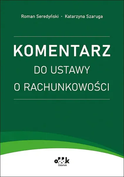 Komentarz do ustawy o rachunkowości zdjęcie 1