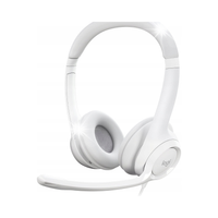 Słuchawki LOGITECH USB Computer Headset H390 Biały 981-001286