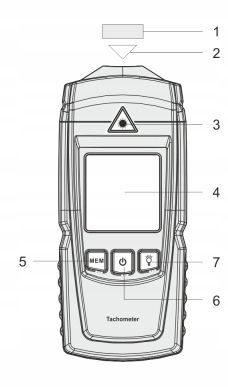 TACHOMETR LASEROWY OBROTOMIERZ CYFROWY MIERNIK OBROTÓW 99999 RPM LCD TAŚMY na Arena.pl