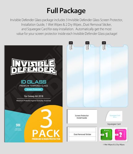 3X SZKŁO GALAXY A6 2018 RINGKE ID FRIENDLY CASE na Arena.pl