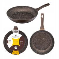 Patelnia tradycyjna duża NIEPRZYWIERAJĄCA Valdinox Aurum 28 cm indukcja gaz