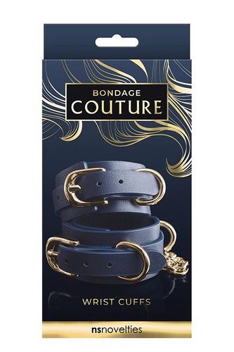 BONDAGE COUTURE WRIST CUFF BLUE na Arena.pl