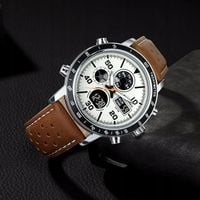 Zegarek męski klasyczny analogowy LED Unisex Wodoodporny + Pudełko PREZENT