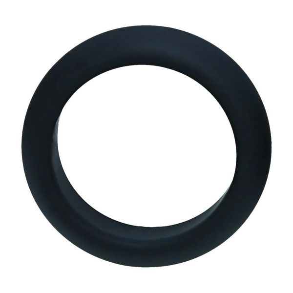 Wide O Silicone Cockring - S - 30Mm - Black zdjęcie 4