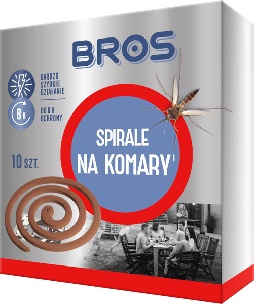 Bros Spirale Na Komary 10 szt zdjęcie 1
