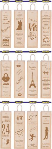 Skrzynka na wino grawer na DZIEŃ KOBIET z imieniem na Arena.pl