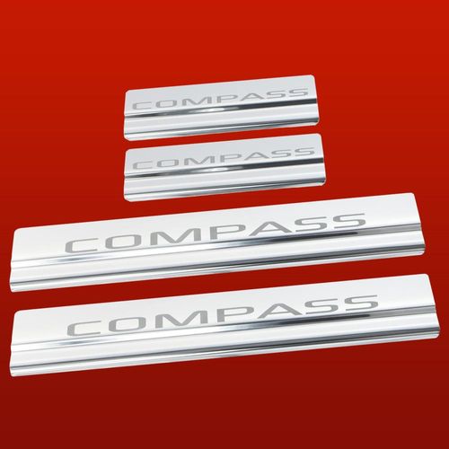 Listwa progowa JEEP COMPASS MK1 Stal nierdzewna 304 połysk 4szt na Arena.pl