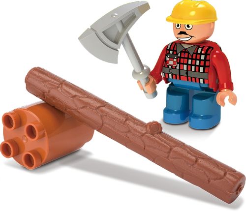 KLOCKI MUBI FIGURKA LUDZIK DRWAL na Arena.pl