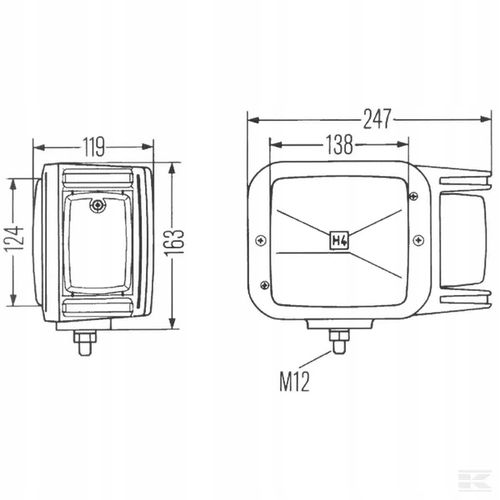 Reflektor, Prawy, Hella 1EA007108021 na Arena.pl
