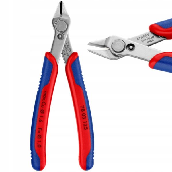 PRECYZYJNE SZCZYPCE BOCZNE DO CIĘCIA KNIPEX CĄŻKI zdjęcie 1