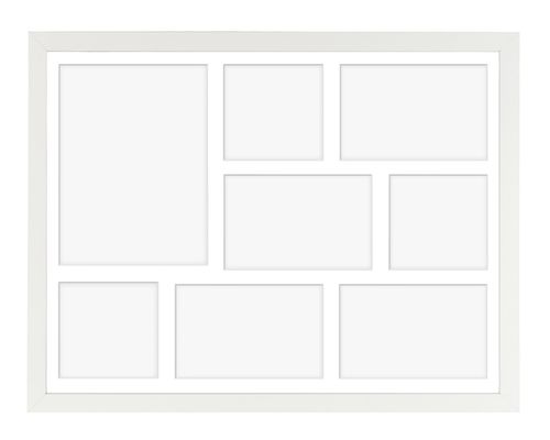 Ramka na 8 zdjęć Hekla 40x50x8 MDF galeria zdjęć biały 1szt. na Arena.pl