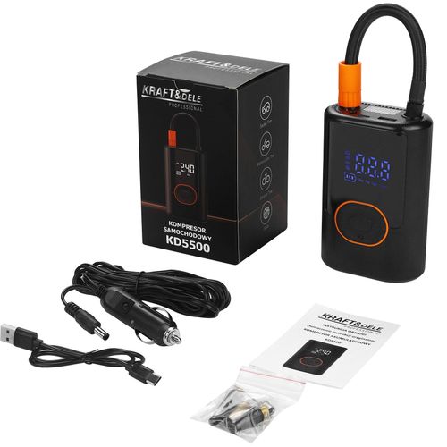 KOMPRESOR AKUMULATOROWY 5000mAh KD5500 na Arena.pl