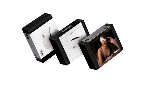 Maska - Opaska na oczy, biała na Arena.pl