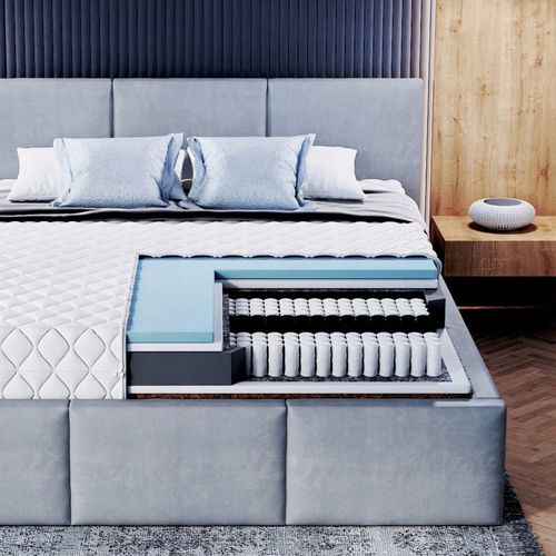 Materac sprężynowy 180 x 200 x 26 cm H3 H4 ortopedyczny i przeciwodleżynowy na Arena.pl