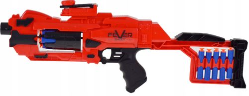 BEZPIECZNA WYRZUTNIA MANUALY KARABIN NA MIĘKKIE STRZAŁKI ZABAWKA DLA DZIECI na Arena.pl