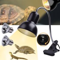 1 LAMPA GRZEWCZA ŻÓŁW, REGULOWANY UCHWYT, LAMPY ŻÓŁWIA Z KLIPSEM, 25 W