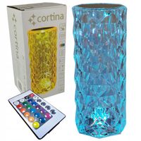 LAMPA LED BIURKOWA STOŁOWA PILOT LAMPKA NOWOCZESNA USB KOLORY BEZPRZEWODOWA