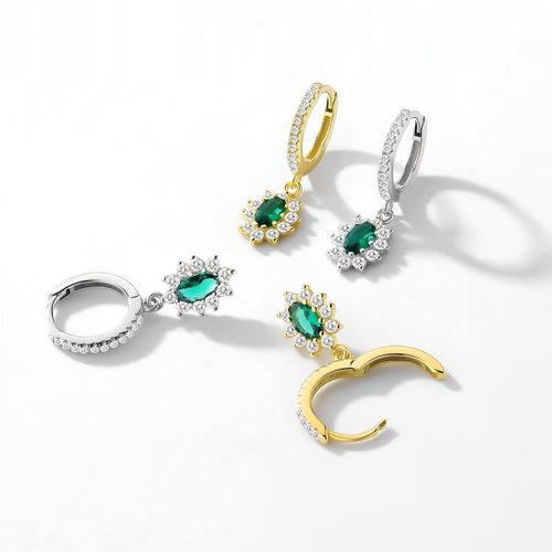 KOLCZYKI SREBRNE PRÓBA 925 WISZĄCE Retro SREBRO KOŁA Angielskie Zapiecie na Arena.pl