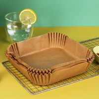 100x wkład air fryer papier wkłady papierowe do frytkownicy beztłuszczowej