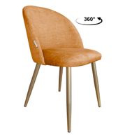 Krzesło obrotowe Colin podstawa złota Vogue 9