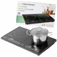 PŁYTA INDUKCYJNA KUCHENKA ELEKTRYCZNA DWUPALNIKOWA PRZENOŚNA JAKOŚĆ+GRATIS