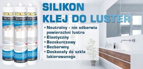 Klej Do Luster Szkła Bezbarwny 300ml LAKMA na Arena.pl