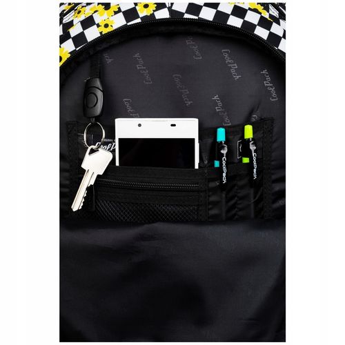 PLECAK SZKOLNY MŁODZIEŻOWY DLA DZIEWCZYN KWIATY SZACHOWNICA KRATA na Arena.pl