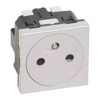 MOSAIC - Gniazdo 2P+Z IP31 16 A - 250 V~ płaskie Aluminium Legrand 278214L