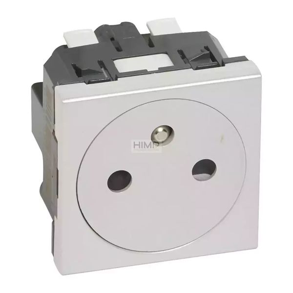 MOSAIC - Gniazdo 2P+Z IP31 16 A - 250 V~ płaskie Aluminium Legrand 278214L zdjęcie 1