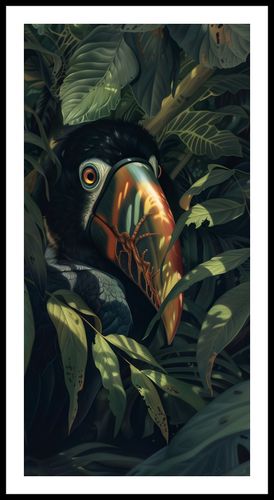 Plakat 50x100cm Skryty Tukan na Arena.pl