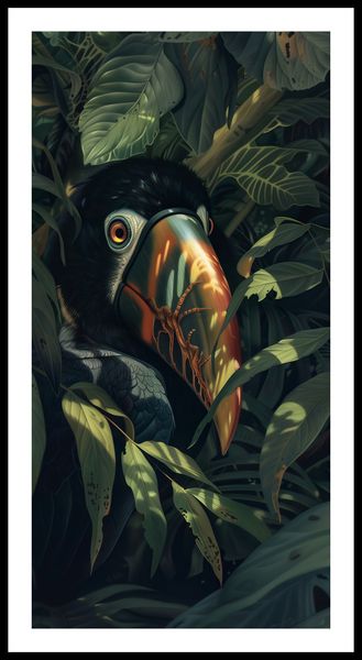 Plakat 50x100cm Skryty Tukan zdjęcie 3