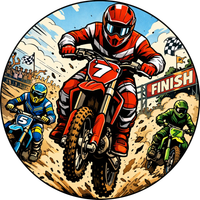 Opłatek na tort Motor Yamaha Harley Davidson VSK Cross