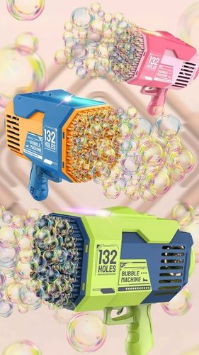 PISTOLET NA BAŃKI BAZOOKA DO BANIEK+ 2szt NAKŁADEK na Arena.pl