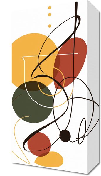 Obraz 20x40cm Taniec Form i Barw zdjęcie 1