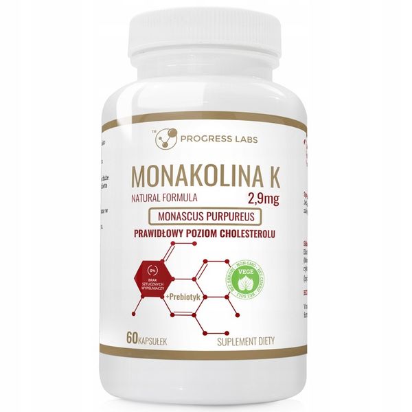 Suplement diety Progress Labs Monakolina K kapsułki 60 szt. zdjęcie 1