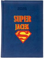 KALENDARZ A6 2026 TYGODNNIOWY personalizowany prezent dla chłopaka + imię