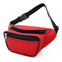 NERKA saszetka biodrówka damska polska matowa N083 czerwona