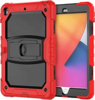 Etui do iPad 7/8/9 10.2” z Podstawką i Paskiem na Ramię Czerwone