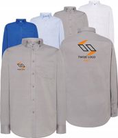 Koszula męska z długim rękawem TWÓJ HAFT LOGO GRAFIKA firmowa 10 sztuk