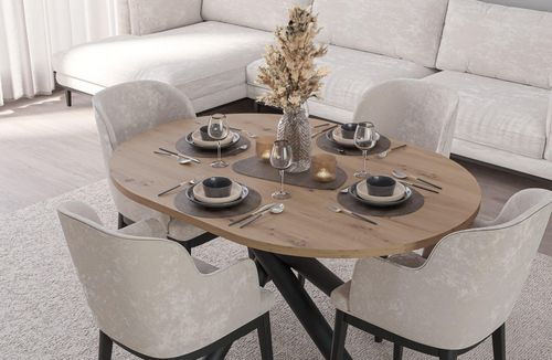 Stół do jadalni Norway Loft 138x100cm Dąb Artisan na Arena.pl