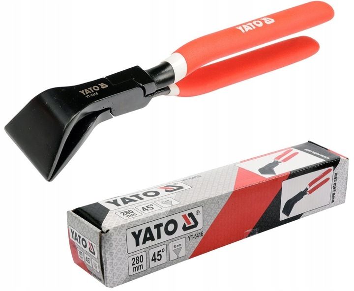 Kleszcze do gięcia blach - odgięte 45°,280mm YT-5416 zdjęcie 9