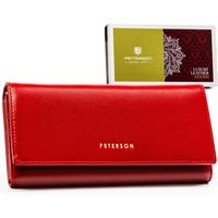 duży portfel damski antykradzieżowy slim - peterson