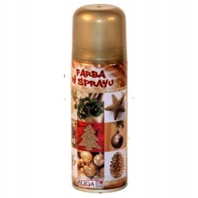 Farba W Sprayu 250 Ml - Złota na Arena.pl