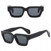 OKULARY PRZECIWSŁONECZNE filtr UV400 Czarne damskie męskie + ETUI + ŚCIERKA