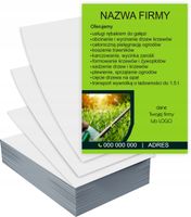 Ulotki A6 100 szt firmowe reklamowe WYCINKA ZAROŚLI DRZEW + PROJEKT GRATIS